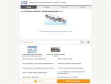 Tablet Screenshot of bsyplywoodmachine.com